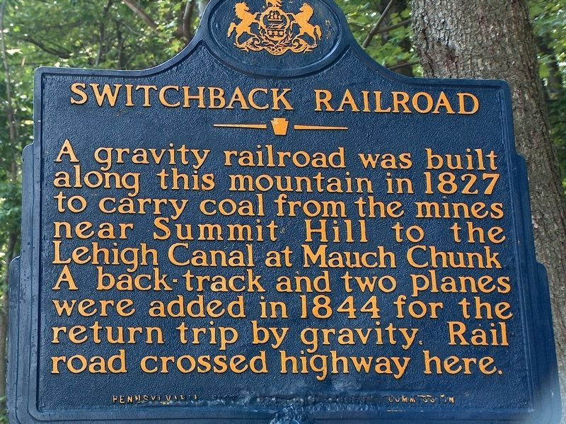 Switchback Railroad Marker image. Click for full size.