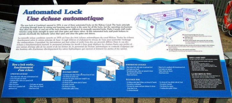 Automated Lock / Une cluse automatique Marker image. Click for full size.