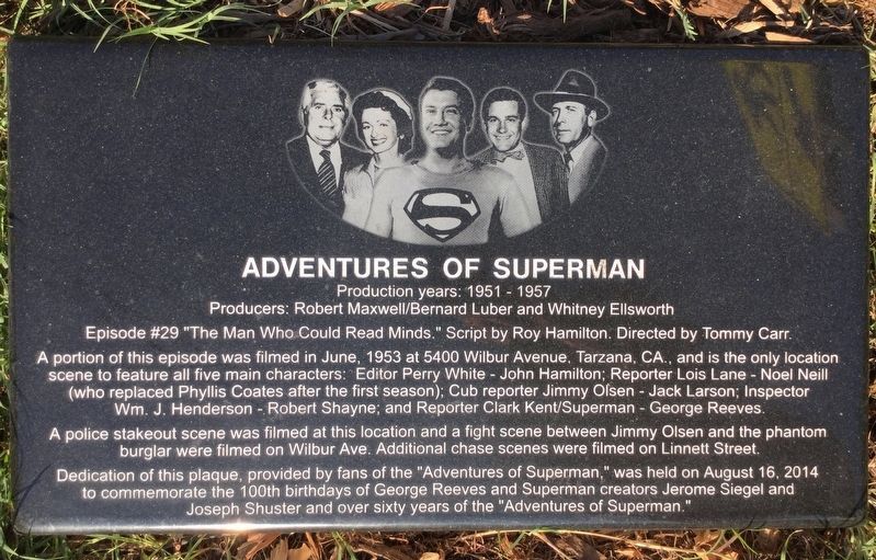 Adventures of Superman Marker image. Click for full size.