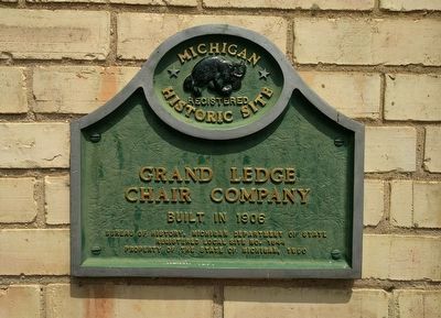 Grand Ledge Chair Company Marker. Click for full size. Grand Ledge Chair Company Marker image. Click for full size.