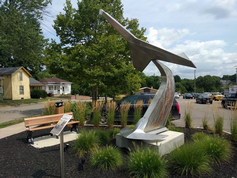 "Growing Progress" Sculpture and Marker. Click for full size. "Growing Progress" Sculpture and Marker image. Click for full size.
