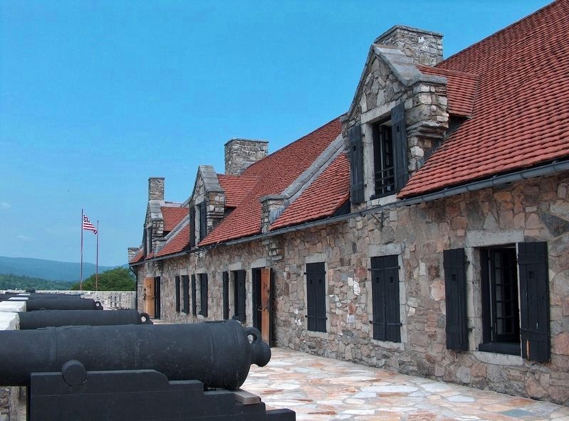 Fort Ticonderoga Officers' Barracks image. Click for full size.