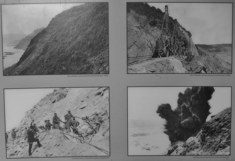 Marker detail: Construction photographs image. Click for full size.