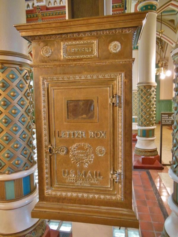 19th Century Mail Box. Click for full size. 19th Century Mail Box image. Click for full size.