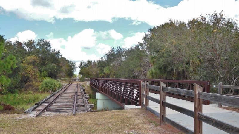 South Creek Trestle (<i>Legacy Trail on the right</i>) image. Click for full size.
