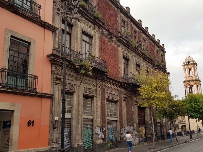 House of Pedro Romero de Terreros and Marker. Click for full size. House of Pedro Romero de Terreros and Marker image. Click for full size.