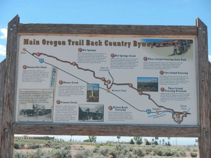 Main Oregon Trail Back County Byway image. Click for full size.