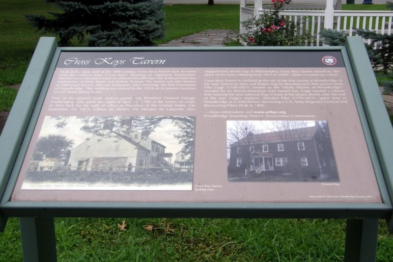 Cross Keys Tavern Marker. Click for full size. Cross Keys Tavern Marker image. Click for full size.