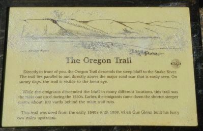 The Oregon Trail Marker image. Click for full size.