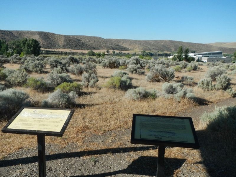 The Three Island Ford Marker image. Click for full size.