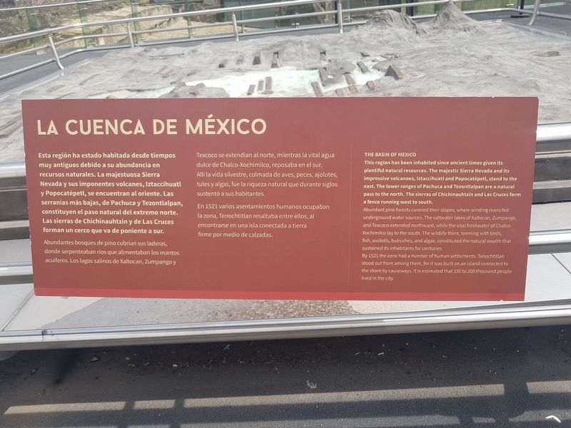 The Basin of Mexico Marker. Click for full size. The Basin of Mexico Marker image. Click for full size.