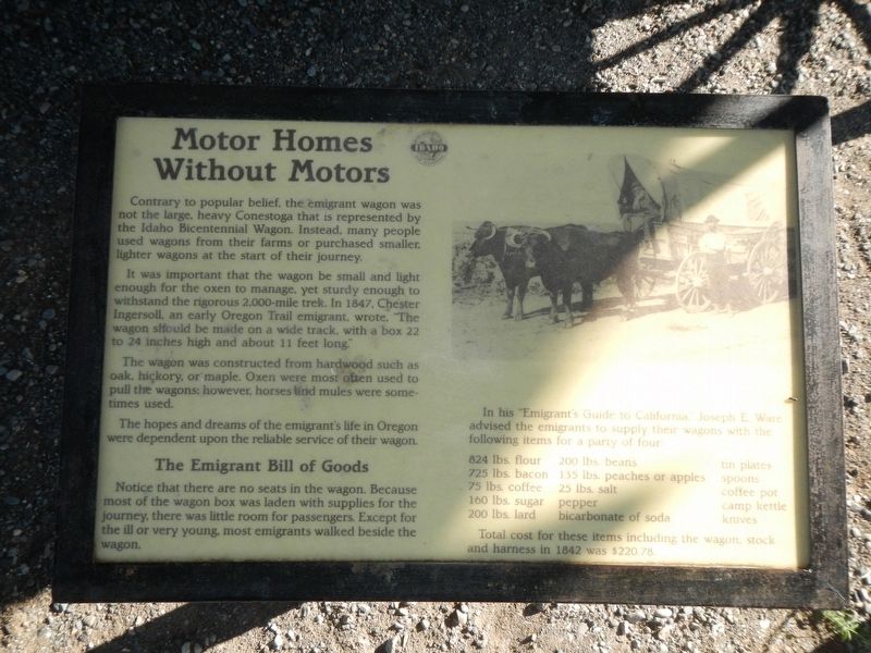 Motor Homes Without Motors Marker image. Click for full size.