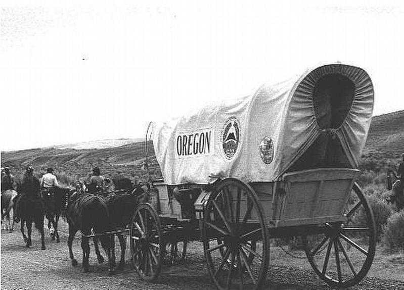 Oregon's Bicentennial Wagon image. Click for full size.