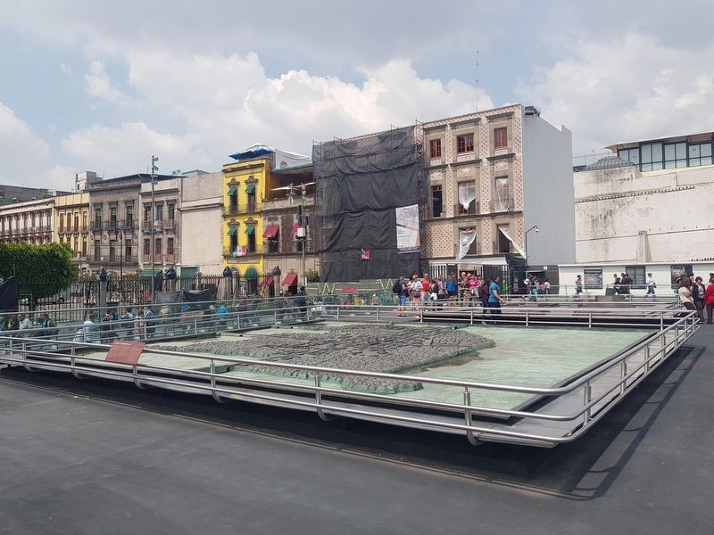 The City of Tenochtitlan Marker. Click for full size. The City of Tenochtitlan Marker image. Click for full size.