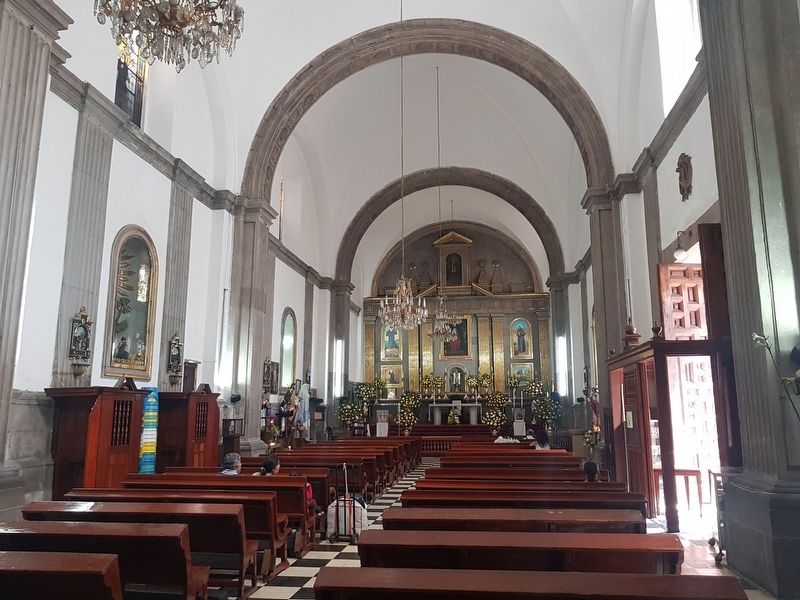 An interior view of the Parish of Our Lady of the Valvanera image. Click for full size.
