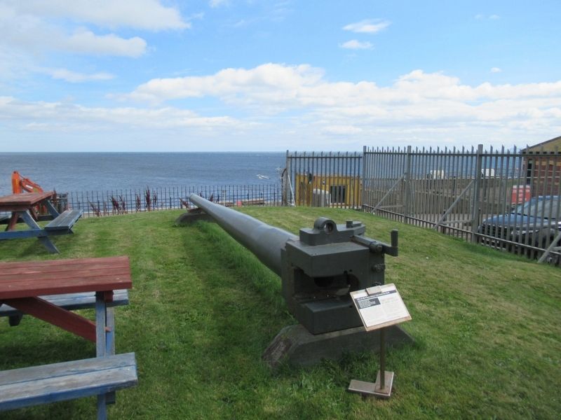 Coast Defence Gun Barrel Marker. Click for full size. Coast Defence Gun Barrel Marker image. Click for full size.
