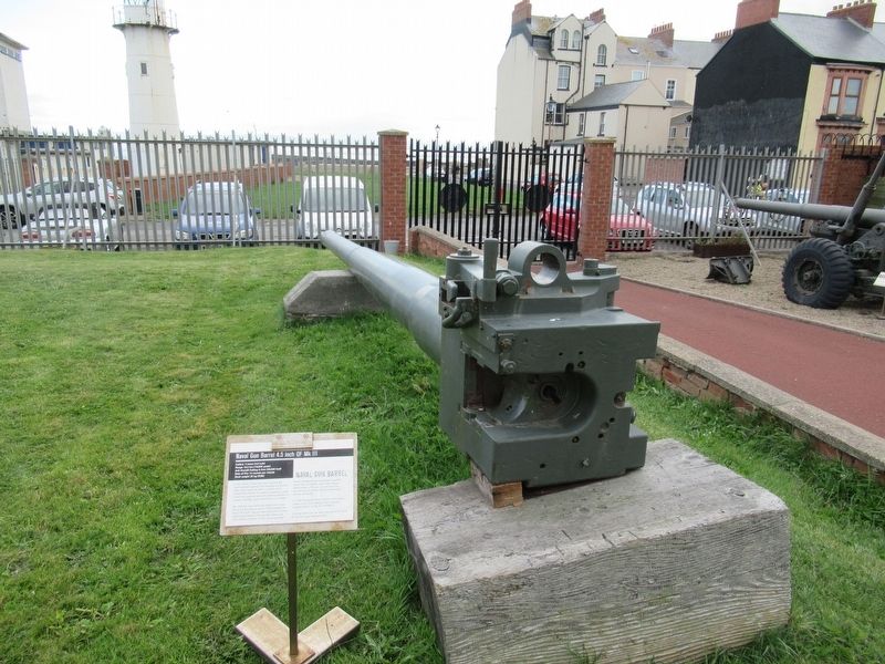 Naval Gun Barrel Marker image. Click for full size.