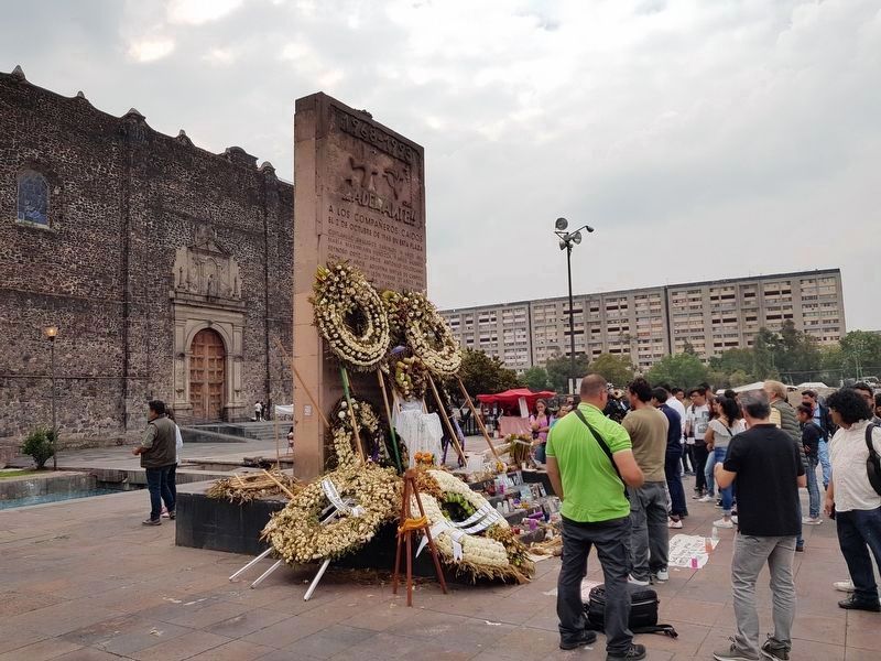 Tlatelolco Massacre of October 2, 1968 Marker. Click for full size. Tlatelolco Massacre of October 2, 1968 Marker image. Click for full size.