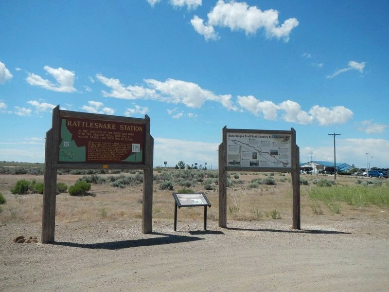 Rattlesnake Station Marker image. Click for full size.
