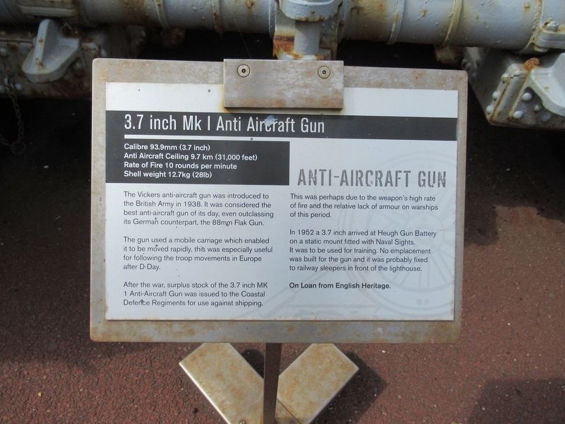 Mk I Anti Aircraft Gun Marker image. Click for full size.