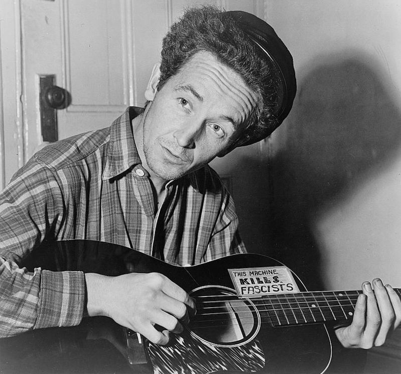 Woody Guthrie image. Click for full size.