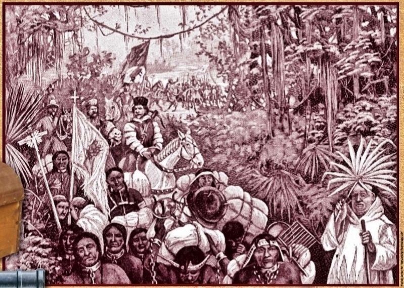 Marker detail: Slave labor image. Click for full size.