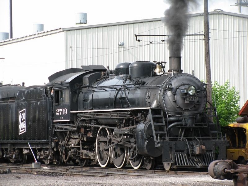 2719 Steaming Up at Lake Superior Railroad Museum in 2013 image. Click for full size.