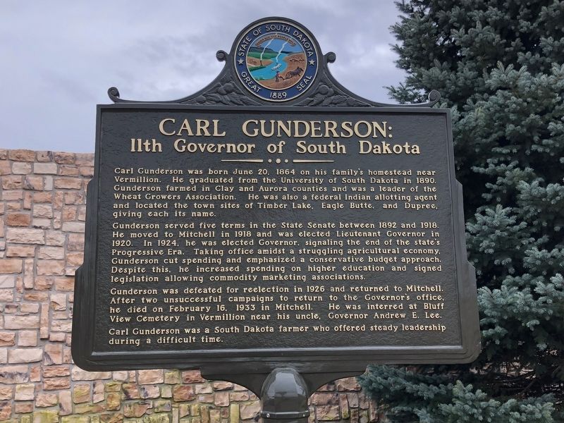 Carl Gunderson: Marker. Click for full size. Carl Gunderson: Marker image. Click for full size.
