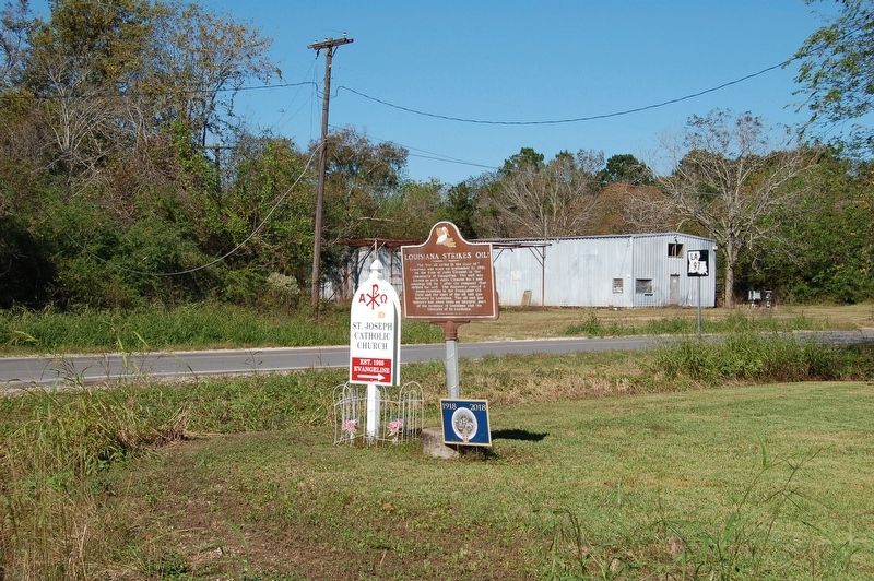 Louisiana Strikes Oil! Marker. Click for full size. Louisiana Strikes Oil! Marker image. Click for full size.