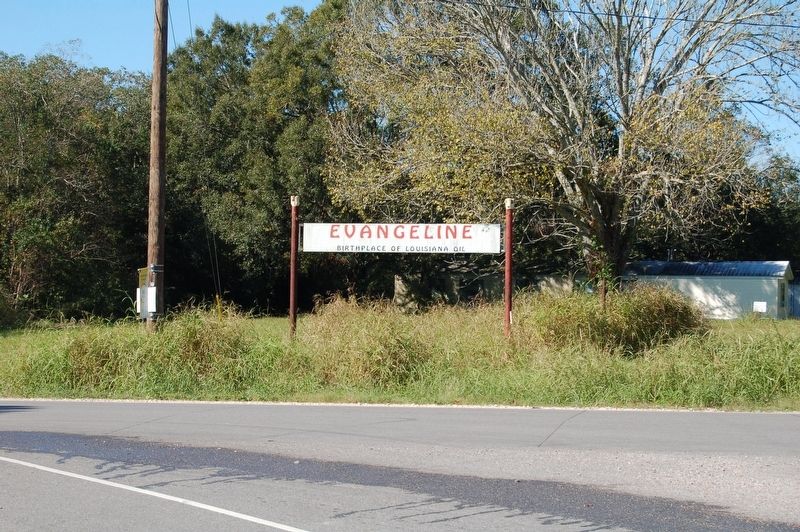 Sign in Evangeline. Click for full size. Sign in Evangeline image. Click for full size.
