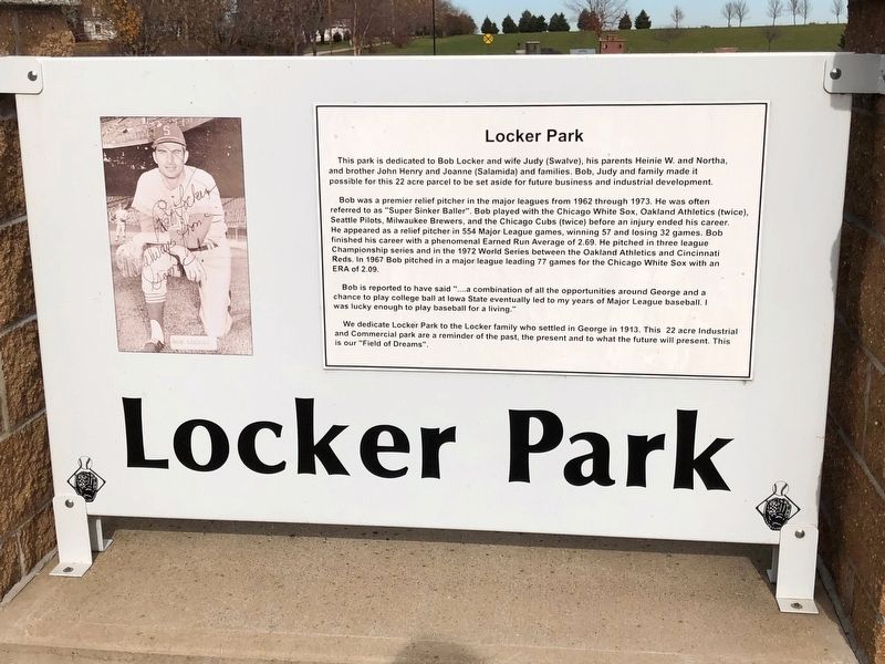 Locker Park Marker. Click for full size. Locker Park Marker image. Click for full size.