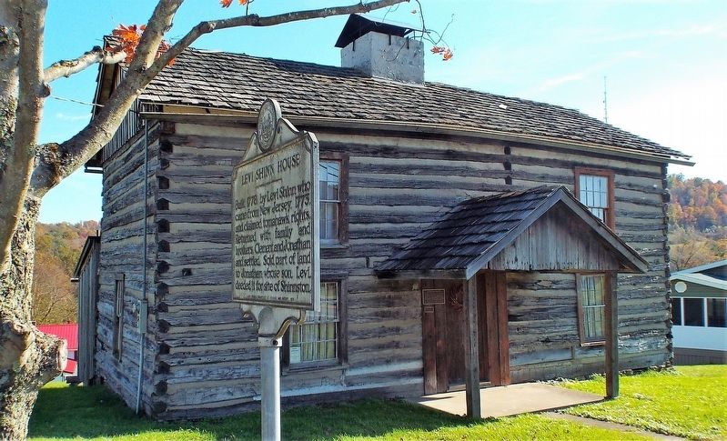 Levi Shinn House Marker. Click for full size. Levi Shinn House Marker image. Click for full size.
