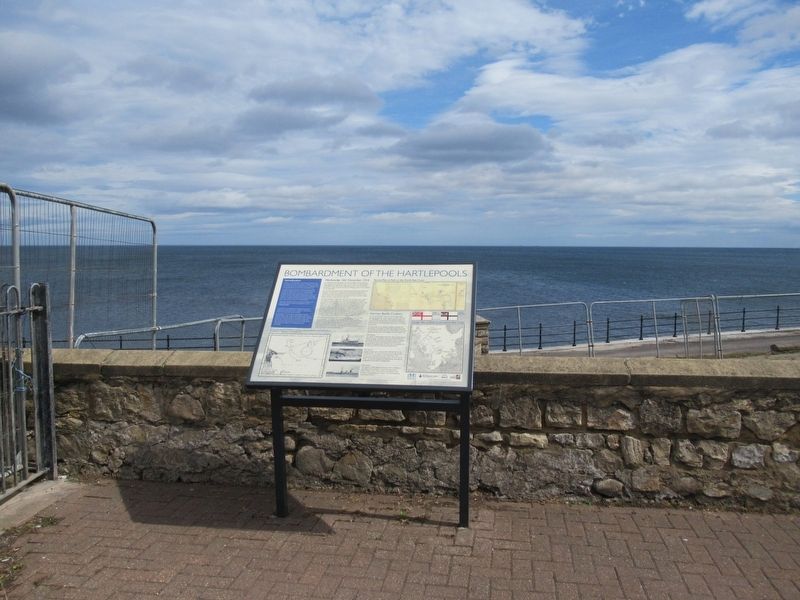 Bombardment of the Hartlepools Marker image. Click for full size.