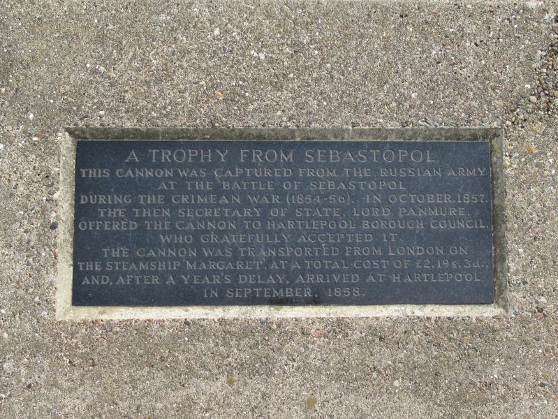 A Trophy from Sebastopol Marker. Click for full size. A Trophy from Sebastopol Marker image. Click for full size.