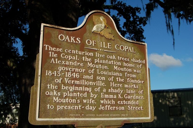 Oaks of Ile Copal Marker image. Click for full size.