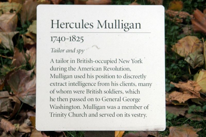 Hercules Mulligan Marker image. Click for full size.