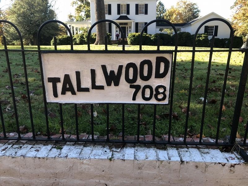 Tallwood Sign image. Click for full size.