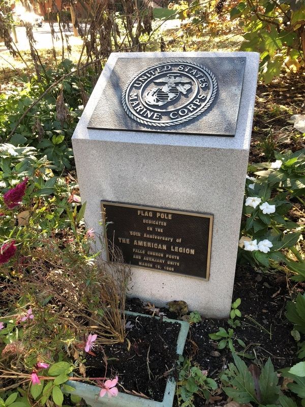 Dedication Plaque for Flagpole. Click for full size. Dedication Plaque for Flagpole image. Click for full size.