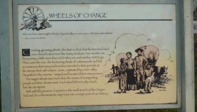 Wheels of Change Marker. Click for full size. Wheels of Change Marker image. Click for full size.