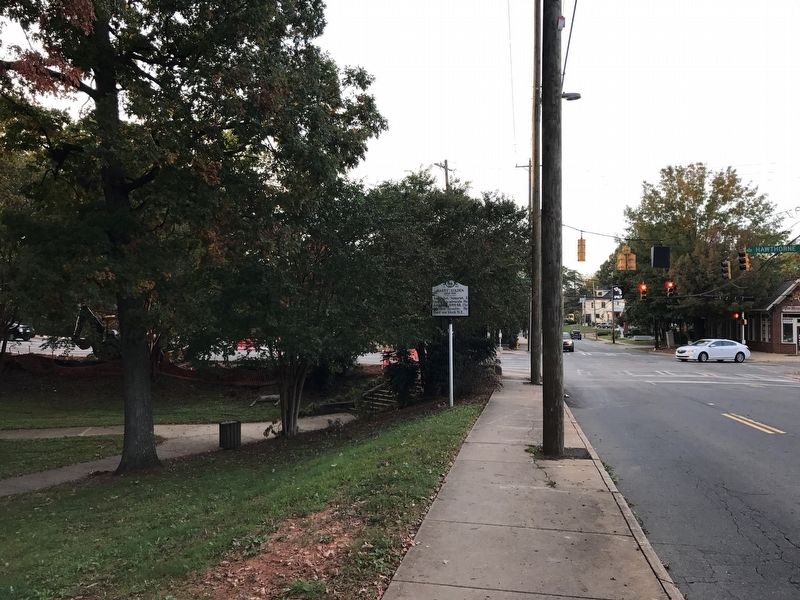 The Harry Golden marker looking west on E. 7th St. image. Click for full size.
