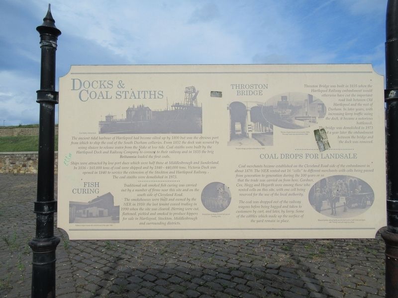 Docks & Coal Staiths Marker image. Click for full size.