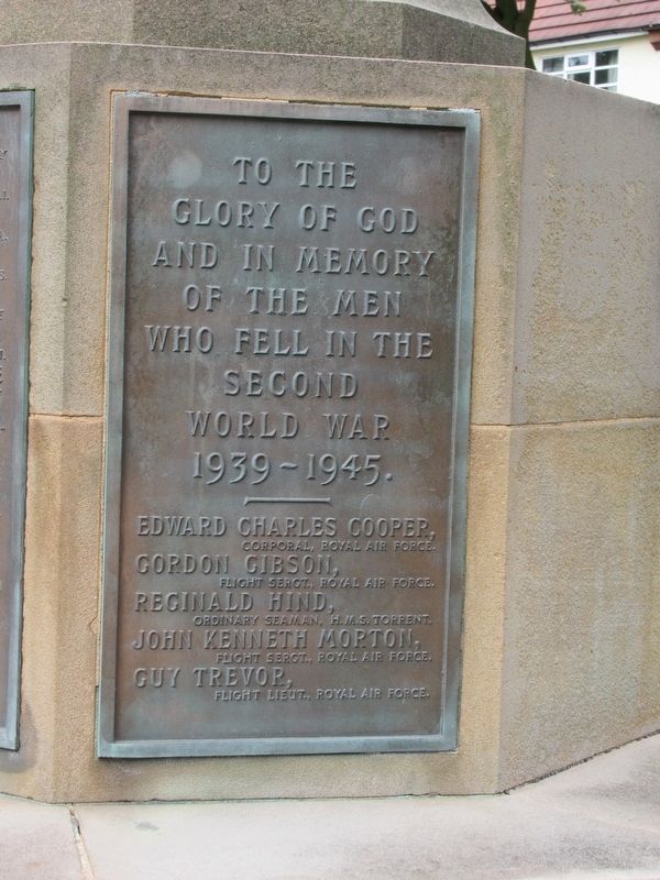 Castle Eden War Memorial image. Click for full size.
