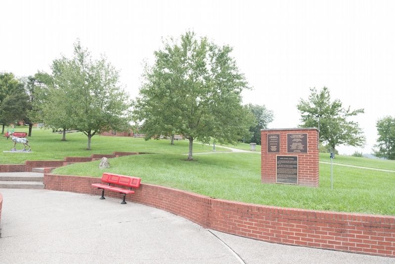Nancy Cartmill Gardens and Marker. Click for full size. Nancy Cartmill Gardens and Marker image. Click for full size.