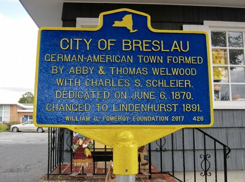 City of Breslau Marker image. Click for full size.