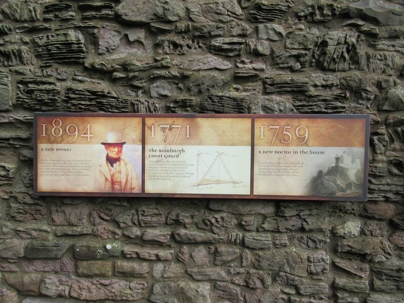 Bamburgh’s Recorded History Marker. Click for full size. Bamburgh’s Recorded History Marker image. Click for full size.