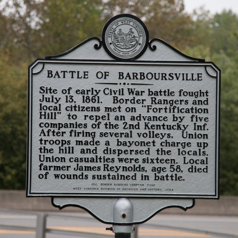 Battle of Barboursville Marker image. Click for full size.