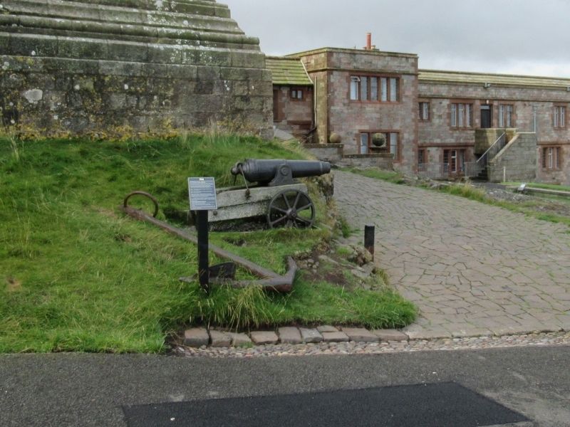 Bamburgh Castle Coastguard Station Marker. Click for full size. Bamburgh Castle Coastguard Station Marker image. Click for full size.