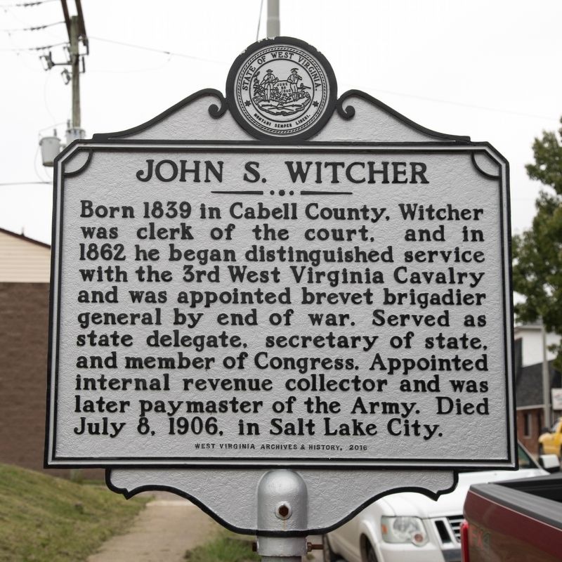 John S. Witcher Marker. Click for full size. John S. Witcher Marker image. Click for full size.