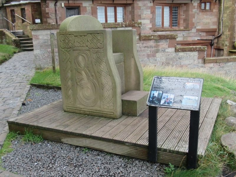 Northumbria’s Royal Throne Marker. Click for full size. Northumbria’s Royal Throne Marker image. Click for full size.