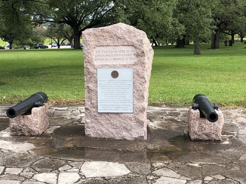 The Twin Sisters Marker. Click for full size. The Twin Sisters Marker image. Click for full size.